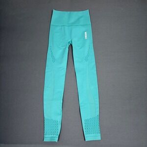 Gymshark Youth Girls Teal Leggings Size Large